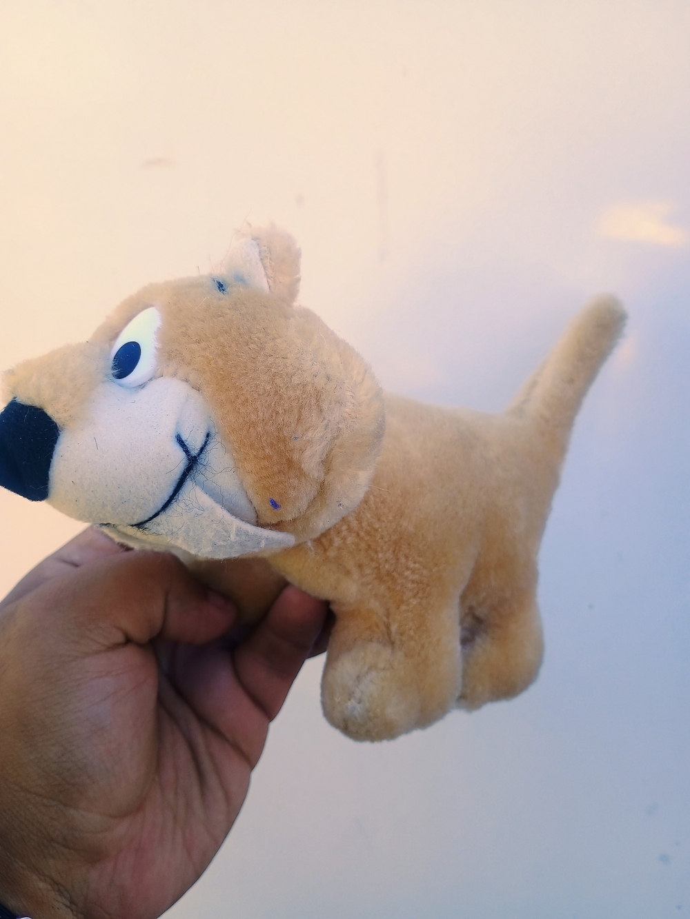 Vintage The Flintstones Pet Baby Puss Saber Tooth Cat Plush Toy Hanna-Barbera